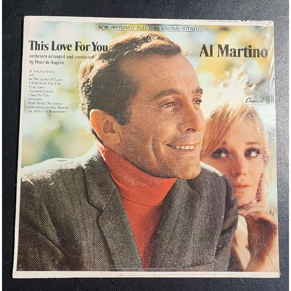 Capitol Records Al Martino This Love For You 1967 Sealed Album ST 2654 fa9812